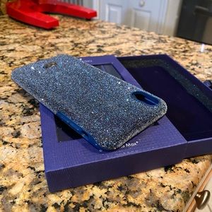 Blue Swarovski Crystal case  XS Max